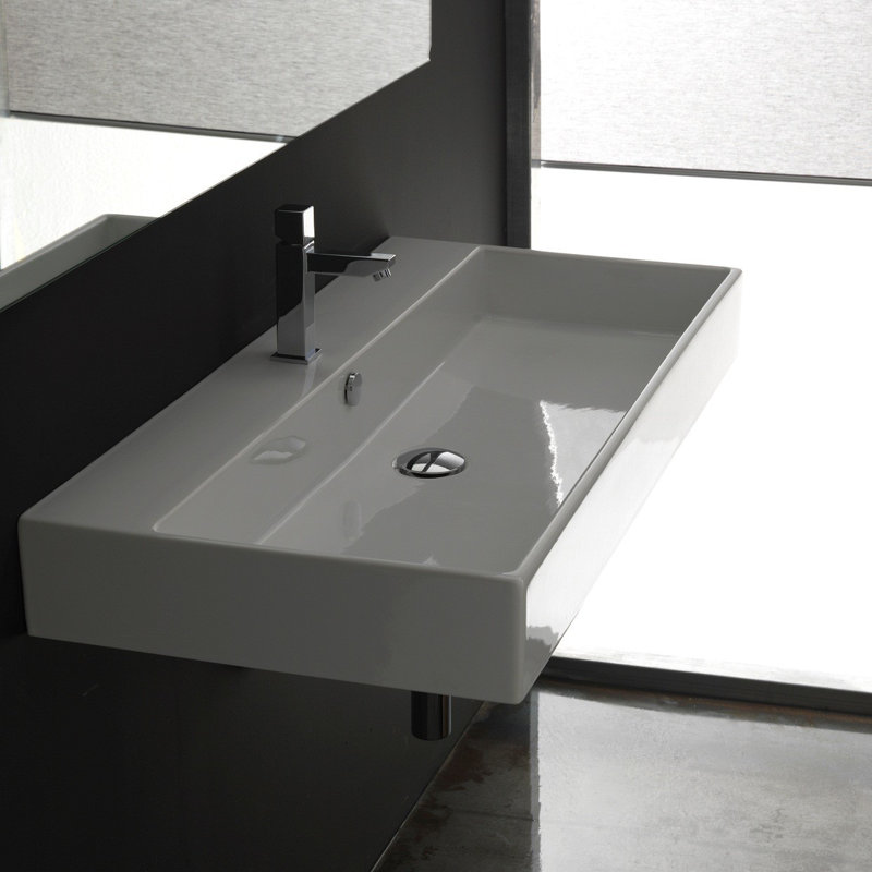 Unlimited 39.7'' L Bathroom Sink, Single Hole