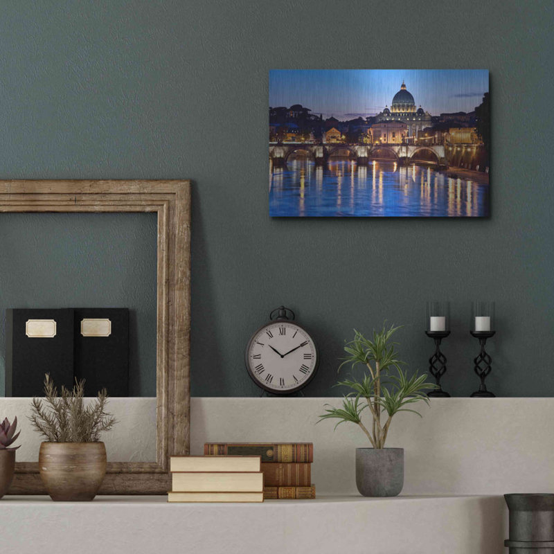 «Evening Reflections», art mural en métal, H 12 po x l 16 po