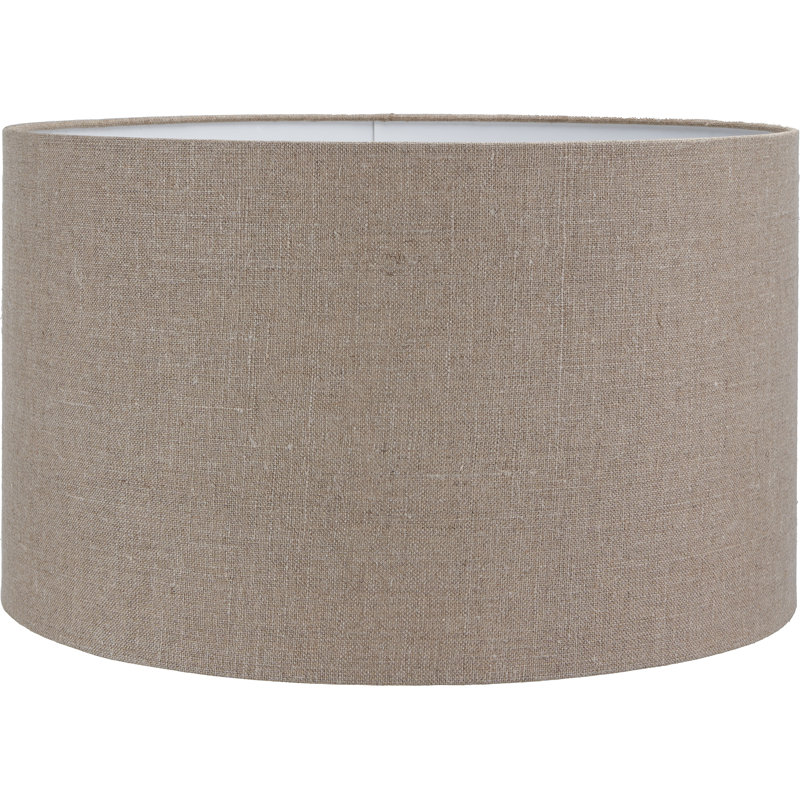 163cm Traditional Floor Lamp, Satin, Beige
