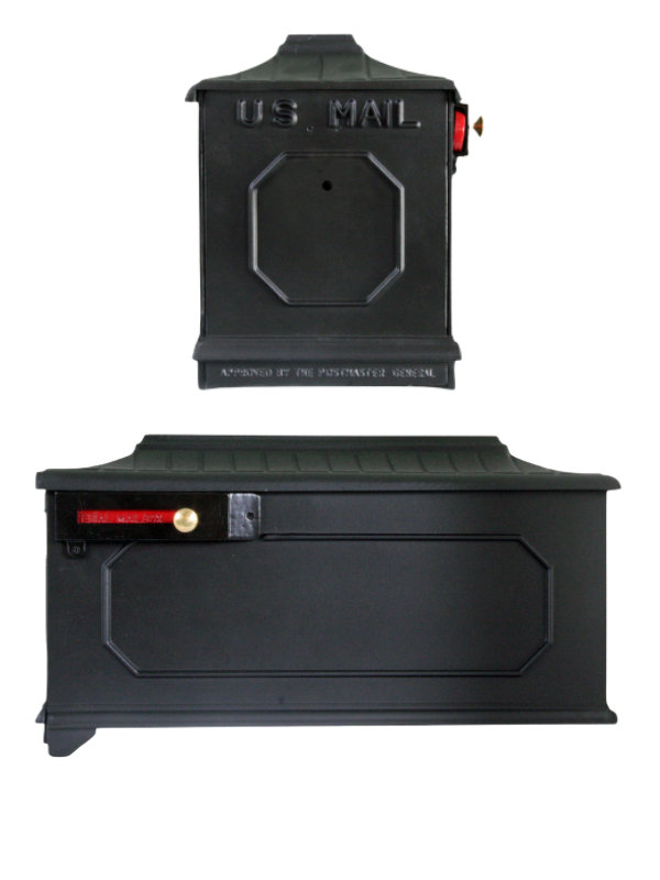 Cast Aluminum Post Mounted Mailbox