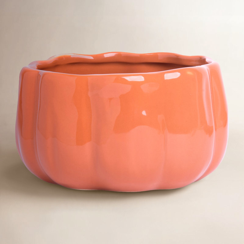Patrica 21 oz. Pumpkin Shaped Soup Bowl