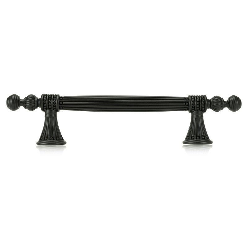 5” C TO C CHESAPEAKE  PULL MUSEUM , Matte Black, 5"