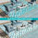 Geometric Reversible Plastic Outdoor Rug Yard Seaside Camping Large Mat