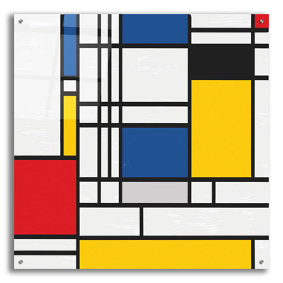 Mondrian NFT2 par Epic Portfolio - impression sans cadre