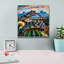 Toile épique Graffiti «Viper Snake Rattlesnake» par Pierre Gavidia, 12 po x 12 po-2056835816