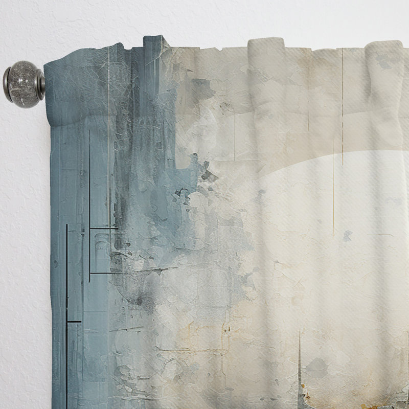 Keyry Minimalism Moon Fantasy Sci Collage - Glam Velvet Curtain - Room Darkening - 1 Panel, 52" W x 108" L