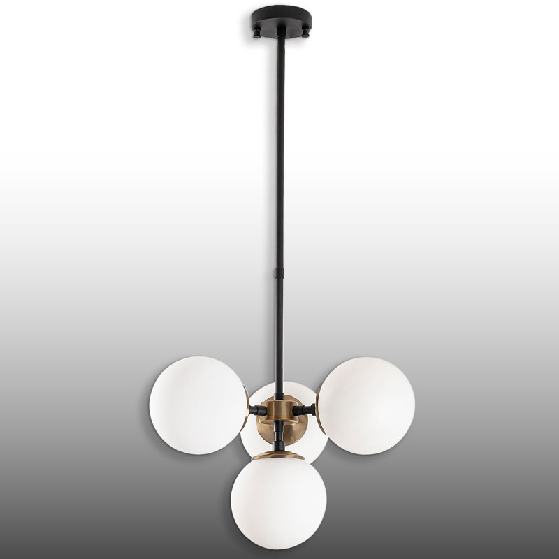 Lustre moderne réglable en métal