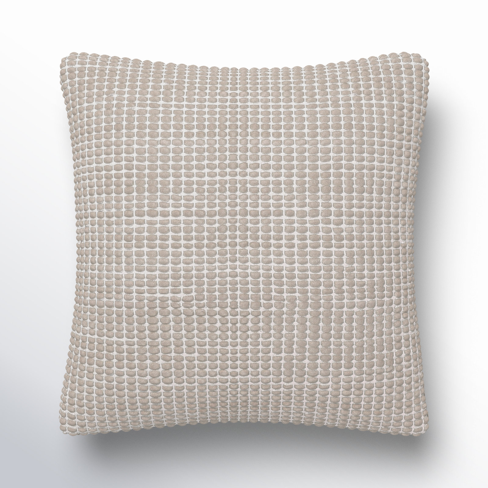 Waverly Wool Pillow Cover, Pillow Cover Only - No Insert, Gray, 20" x 20"