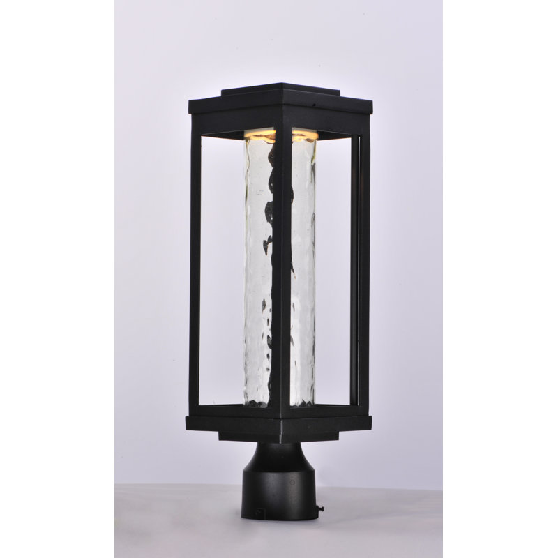 Ardisj Stained Glass Lantern Head Post Lantern