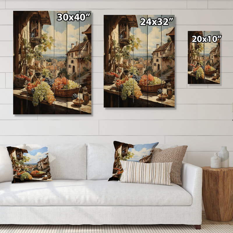 Keeseville " Vineyard Harvest Symphony I ", 32" H x 24" W x 0.78" D