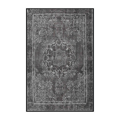 Tapis gris/bleu traditionnel Beaconsdale