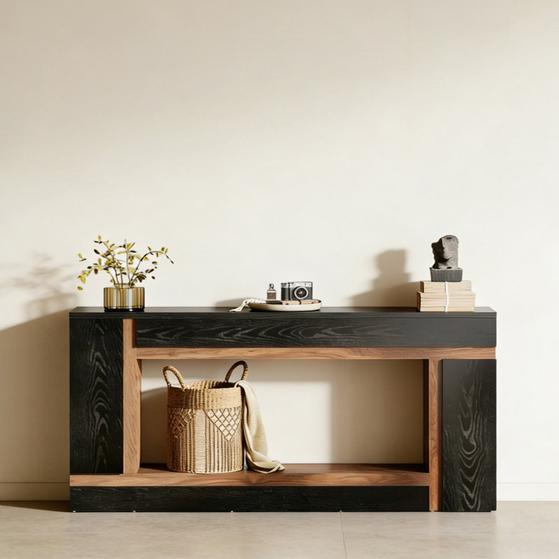 Console Retro Minimalist Art, H 31,5 po x l 78,74 po x P 11,81 po