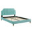Sienna Performance Velvet Platform Bed-1980108827-1888945772