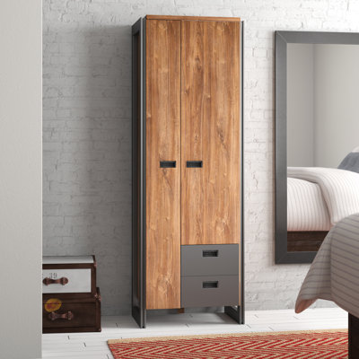 Antonia 2 Door Manufactured Wood Wardrobe