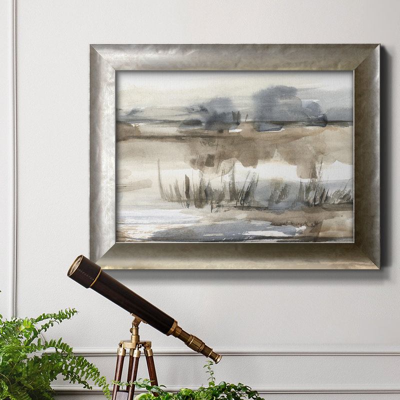 «Blue-Grey Marsh I», reproduction d'art sur toile, H 16 po x l 20 po x P 2,5 po