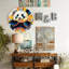 Horloge murale panda coloré 12 po