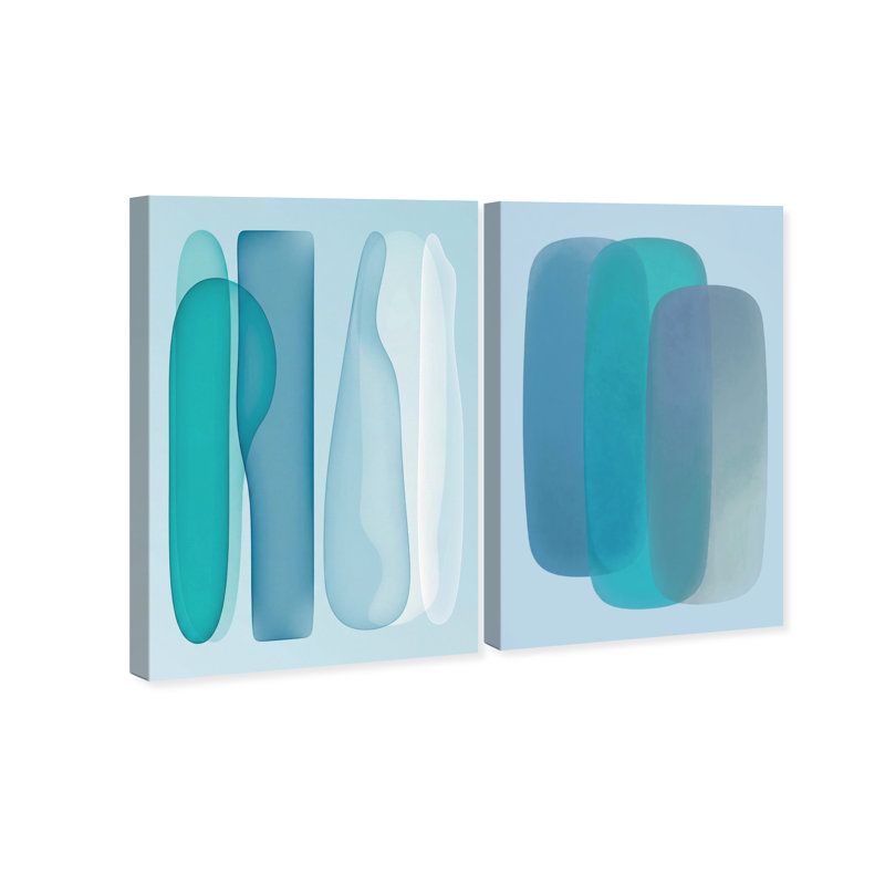 Glacier Gradients Set Set by Oliver Gal, 30"H x 20"W, Gallery Wrapped