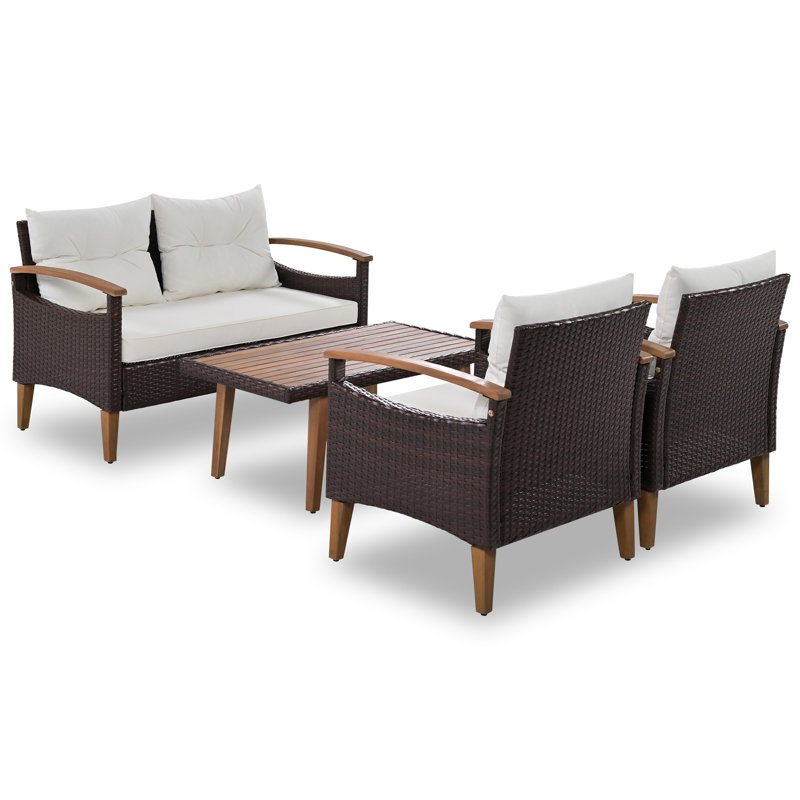 Mobilier de jardin 4 pièces GO