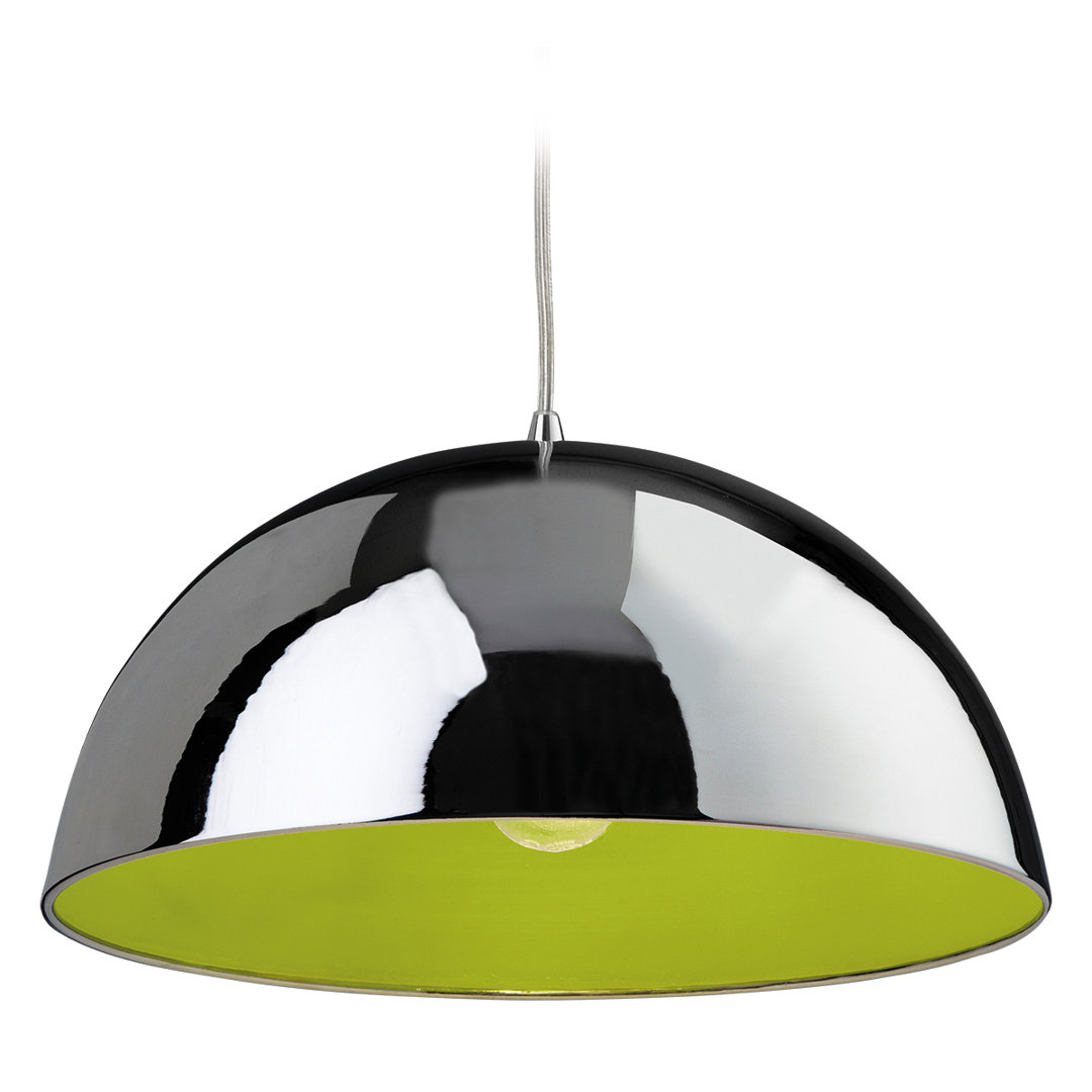 BISTRO 1 - Light Chrome Dome Pendant