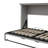 Twin Size Cabinet Bed, Gray - , Space Efficient Folding Bed Stable, Optimizing