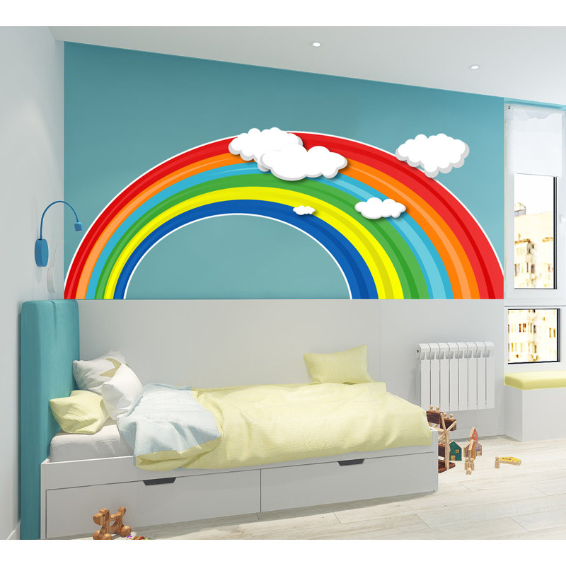 Adhésif décoratif arc-en-ciel arc-en-ciel, H 33 po x l 72 po