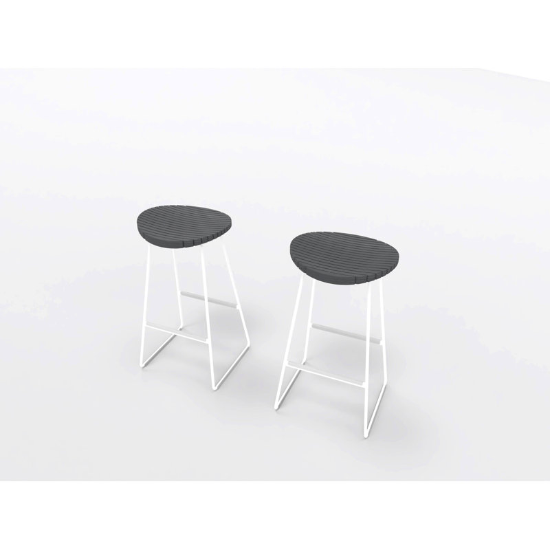 Clark Counter Stool 750H, White