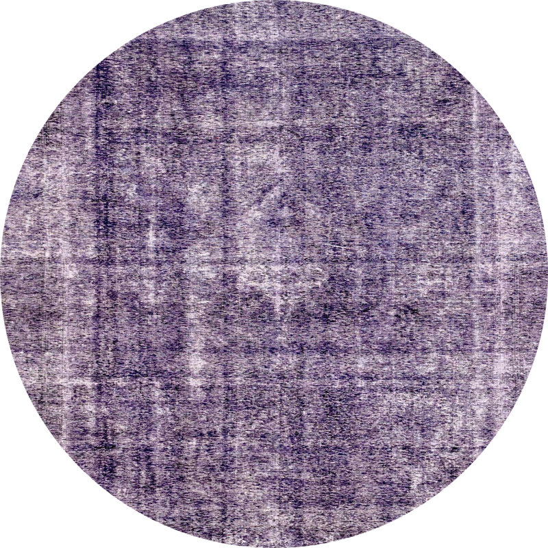 Abstract Indoor Rug, Round 8'