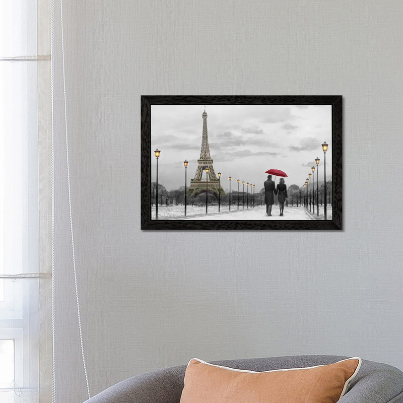 1 Piece Wall Art on Canvas, 101.6 cm H x 66.04 cm W, Black Framed