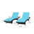 Blaise 79.5" Long Reclining Chaise Lounger Set with Cushions-202800238