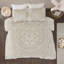 Ensemble de housse de couette en coton touffeté 3 pièces très grand / très grand californien-117539026-117539029