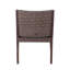 Chaise de patio avec coussin en eucalyptus