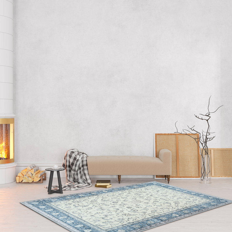 Large Tranditional Rugs Living Room Rug Washable Bedroom Rug Non-Slip Colorful Vintage Accent Floor Carpet For Home Decor