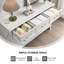 Modern 47" W 7 Drawer Dresser, White Dresser for Bedroom, , Soft-Close Drawers & Anti-Tip Design-1812302762