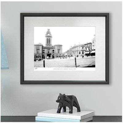 Chesterfield, Market Place 1902 - Single Picture Frame Print