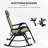 Outdoor Rocking Chairs Foldable Reclining Zero Gravity Lounge Rocker Set Of 2-2047647594-2047647597