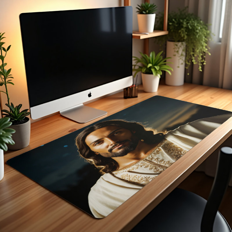 Polyester Desk Pad, 23.6x13.8