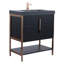 Meuble-lavabo moderne avec plateau en gel acrylique noir Fine Fixtures Serenity-1870692874-1870692890-1870692891