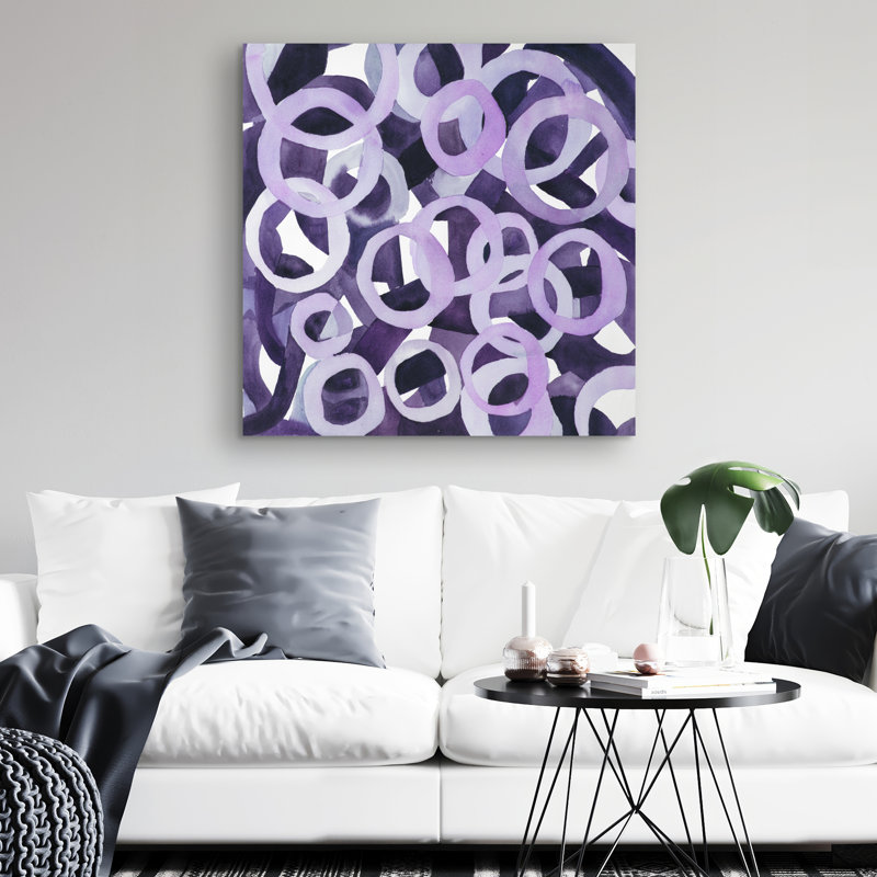 Abstract rings - 32"x32" art on canvas
