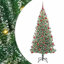 vidaXL Artificial Christmas Tree Snow Flocked with LED Light-361001723