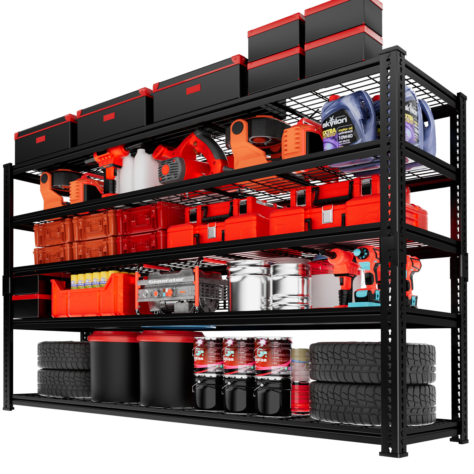 Adjustable Heavy Duty Metal Shelving Unit For Garage
