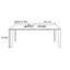 Table de salle à manger moderne en aluminium-109305692