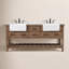 Meuble-lavabo double 72 po Pelaghia-57367801