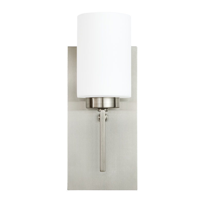 Cogswell Armed Sconce, Brushed Nickel