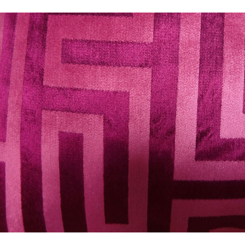 Cesire Maze Geometric Reversible Throw Pillow, 22" H x 22" W