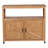 Multi - Purpose Patio Bar Table With Storage, Slatted Design For An Elegant Look, Fir Construction, 38.53 Lb Product Weight Console Storage Compartment, Appeal, Naturally Fir,-493985459
