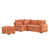 Chenille orange sélectionné