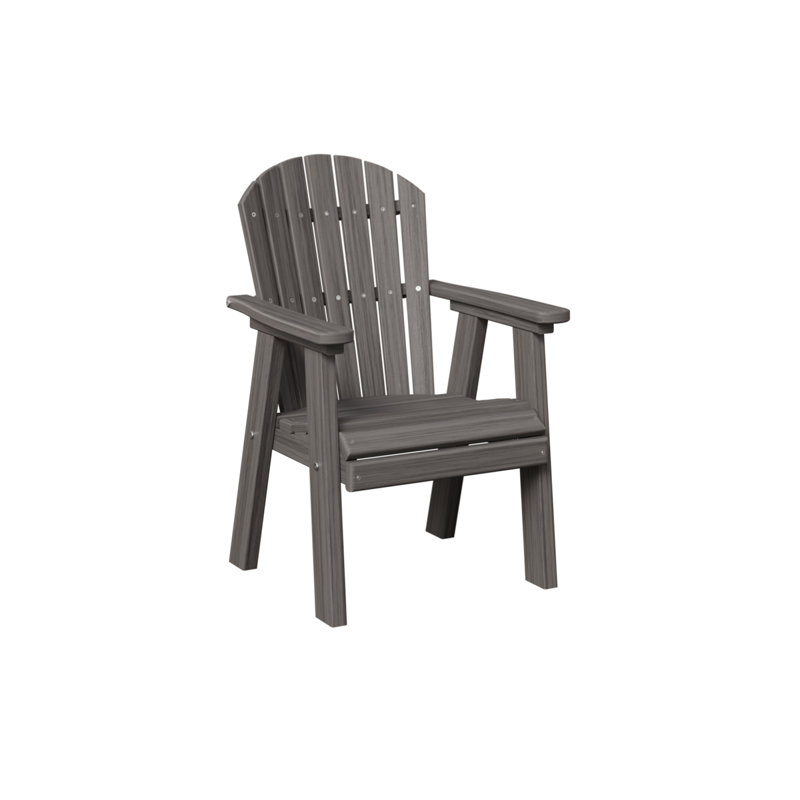 Kids Comfo Back Outdoor Dining Chair, Driftwood Gray