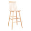 Solid Wood Bar Stool with Solid Wood Frame-1678130283-1678130285