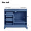 Meuble-lavabo traditionnel 36 "avec lavabo en céramique-2111498474