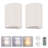 Assandra Plastic Flush Mounted Sconce